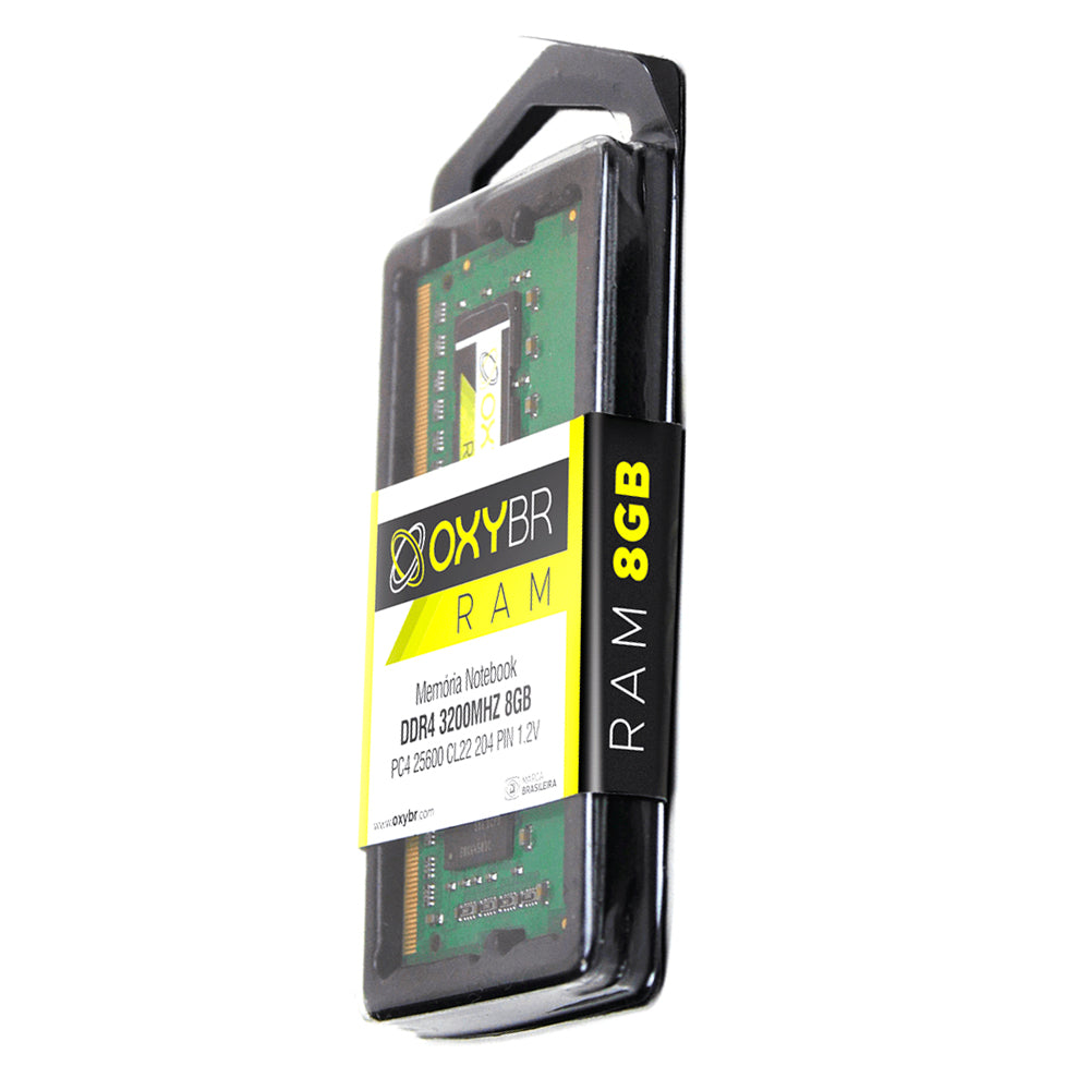 Memória Ram Notebook, 8GB, 3200MHz, DDR4, CL22, OxyBR, OXY32S22S8/8